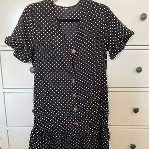 Black & White Polka Dot Dress